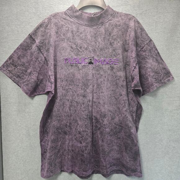 Vintage Public Image Single Stitch Tie Dye Tee Size Large - Picture 1 of 6